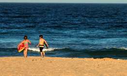 Mollymook Beach, beautiful white sands and pristine surf.